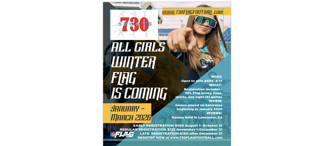2026 All Girls Winter Flag Registration Open Now